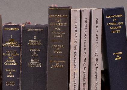 Spines of Porter & Moss volumes